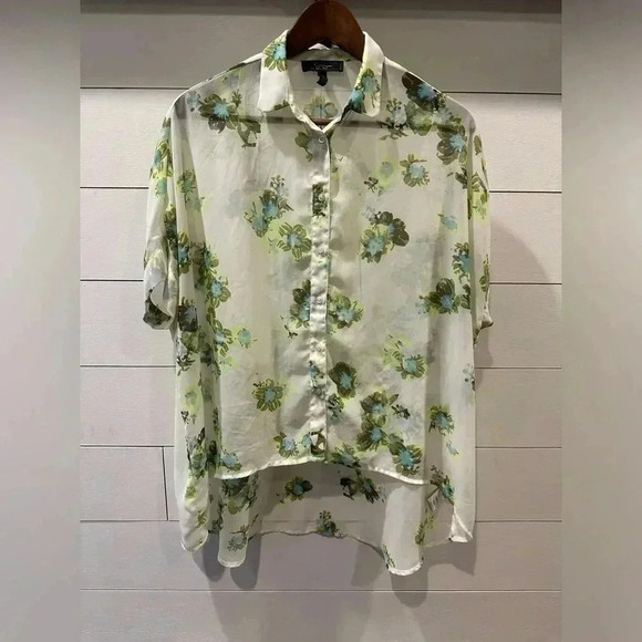 Jessica Simpson Sheer Blouse- Small - Picture 1 of 4
